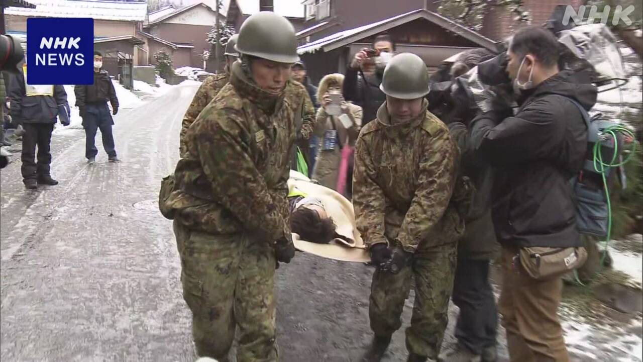 Training based on the assumption that an earthquake and a nuclear power plant accident would occur simultaneously during a snowy winter Niigata | NHK