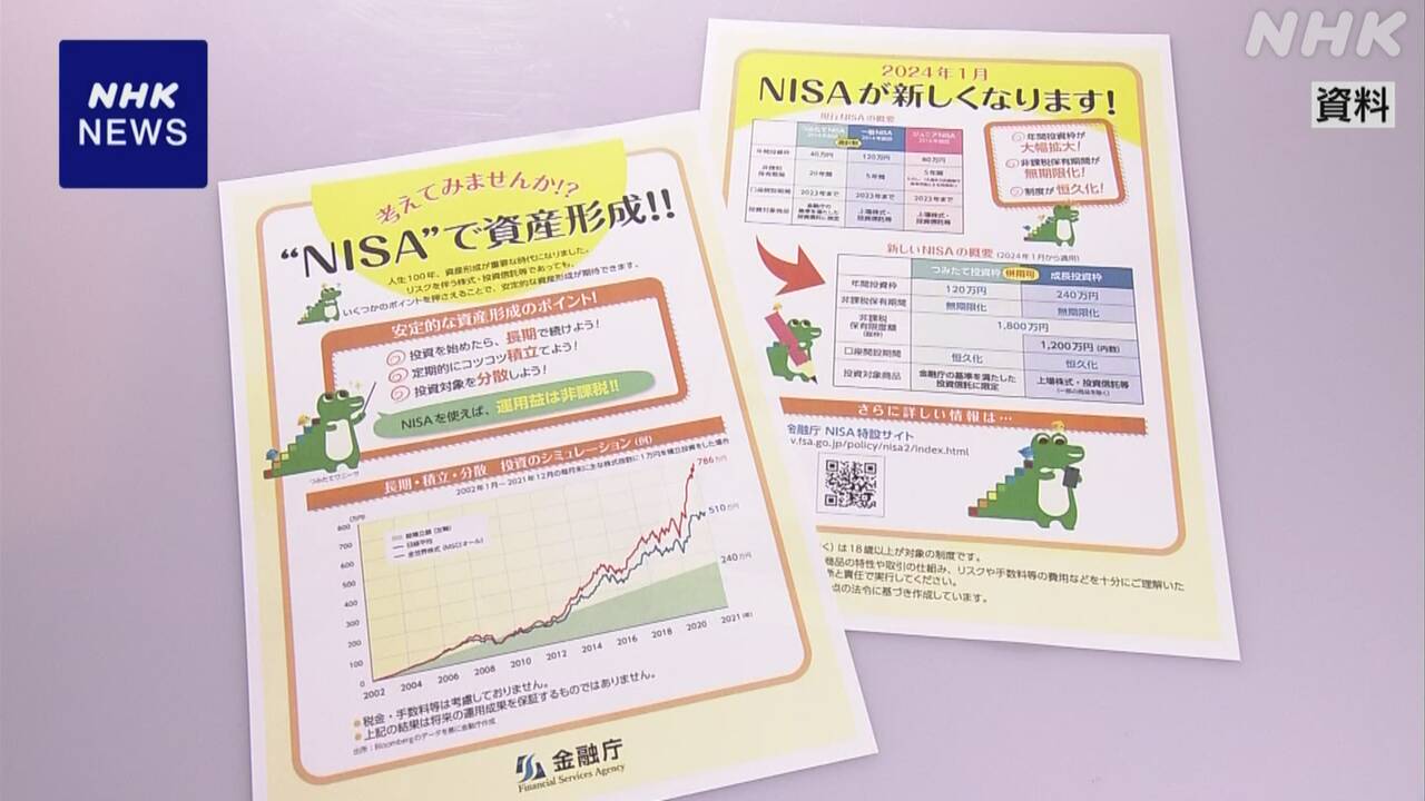 Nearly 1.3 trillion yen flows into new NISA investment trusts, the highest level in about 16 years | NHK