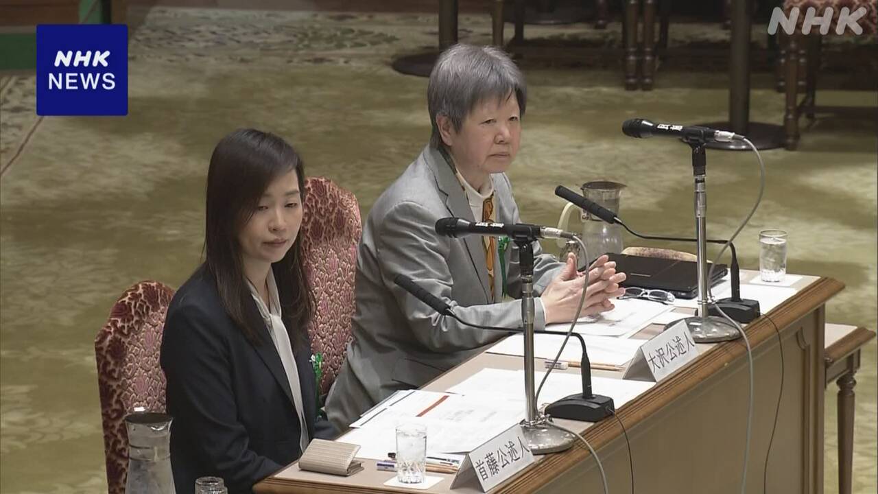 参院予算委 公聴会 賃上げや格差問題について専門家が意見 | NHK