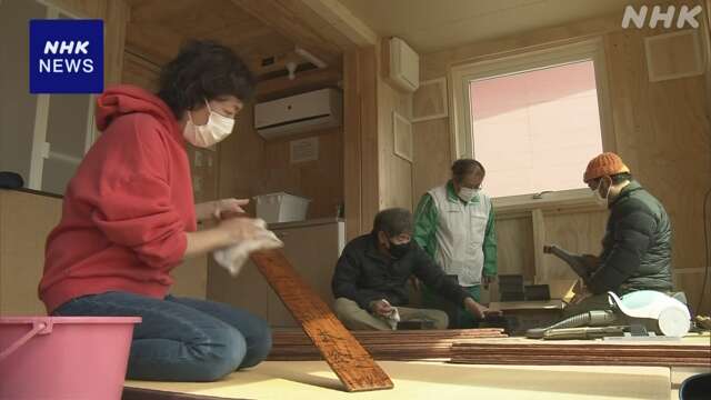 輪島塗の職人を支援 仮設工房の利用始まる 石川 輪島