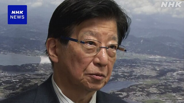 静岡 川勝知事 辞職の意向表明 不適切発言の批判受けた会見で
