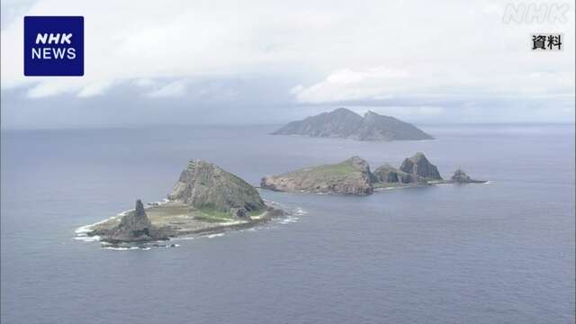 尖閣諸島沖 中国海警局の船2隻 日本の領海から出る 海保が監視