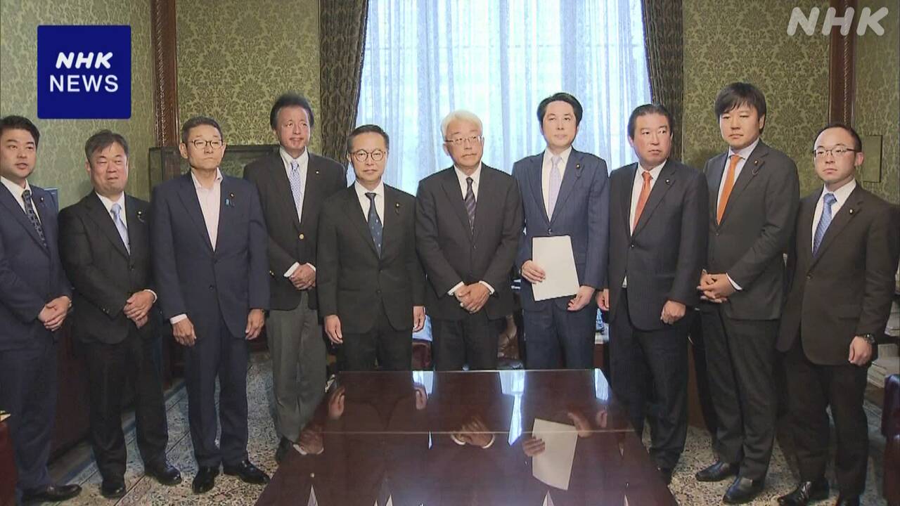 立民と国民 政治資金規正法改正案を共同提出 議員罰則強化など | NHK