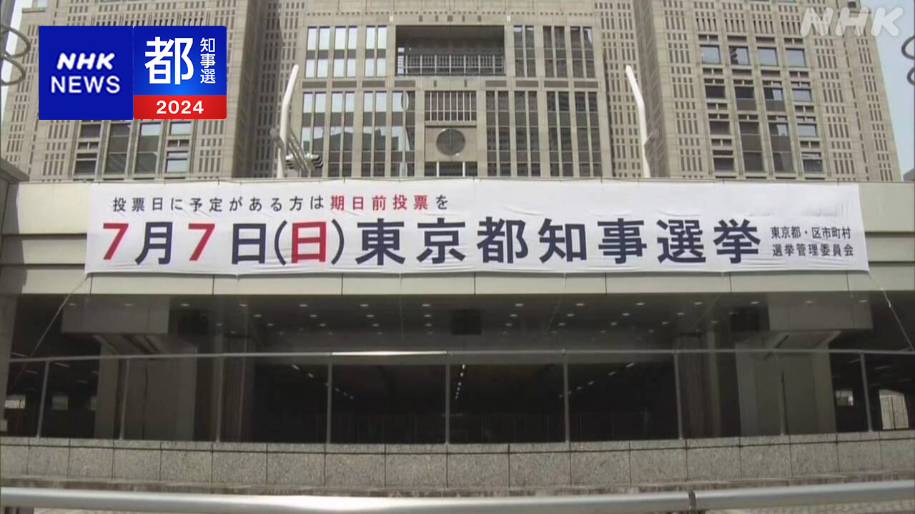 東京都知事選挙 選挙戦初めての日曜日 各候補が公約など訴え | NHK - nhk.or.jp