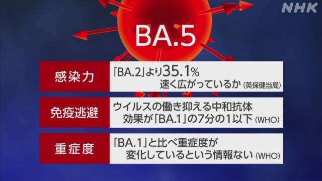 オミクロン株の症状・重症化や感染力などは BA.1 BA.2 BA.2.75 BA.4 BA 