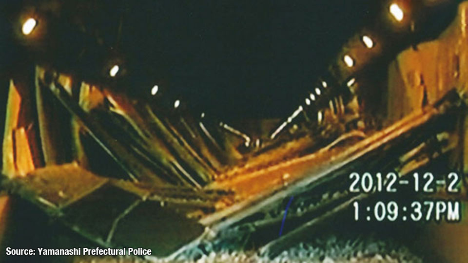 Sasago Tunnel collapse