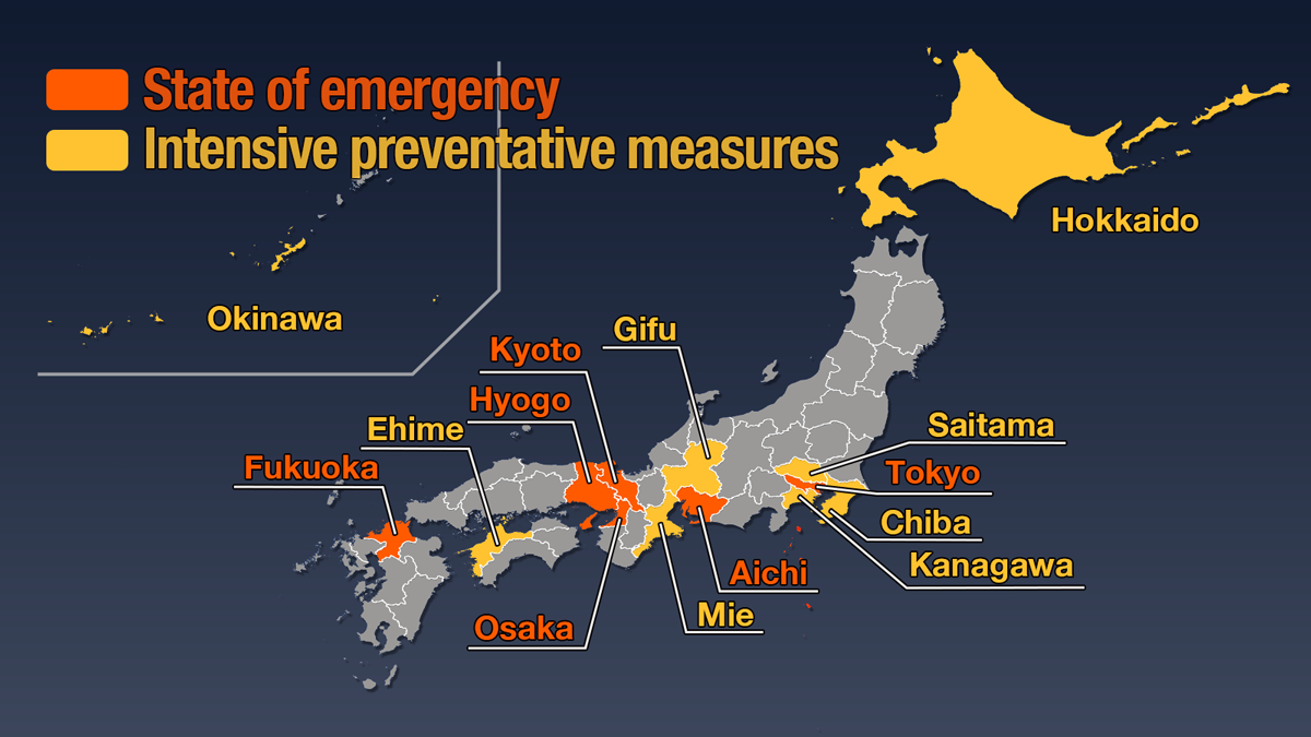 Japan extends state of emergency