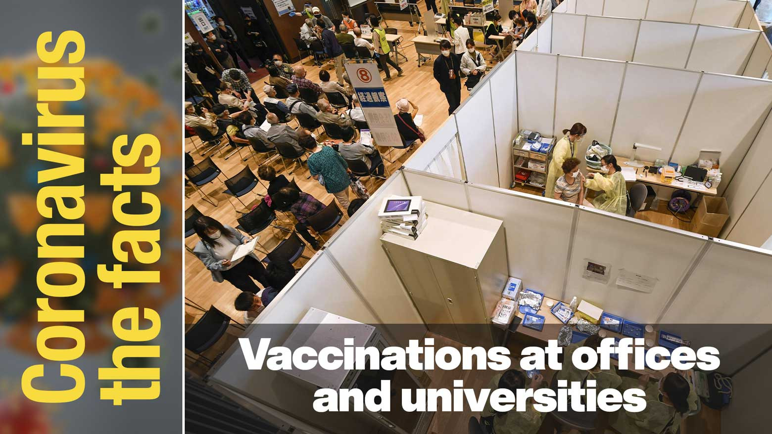 Japan to start vaccinations at workplaces and university campuses