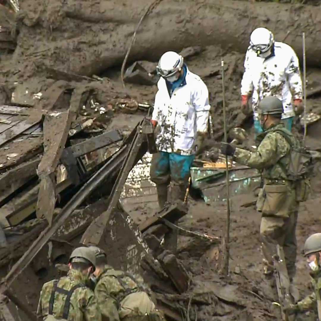 Dozens still missing after Atami mudslides