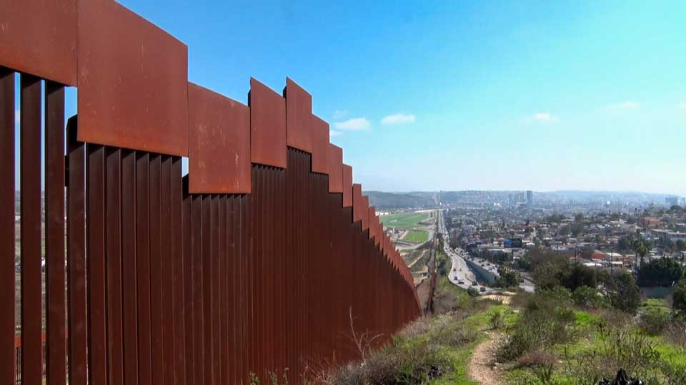 Wall at Tijuana borde