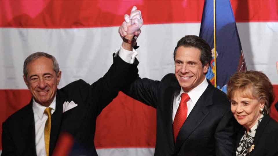 Cuomo with his parents