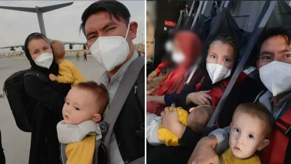 Husaini and his family’s evacuation