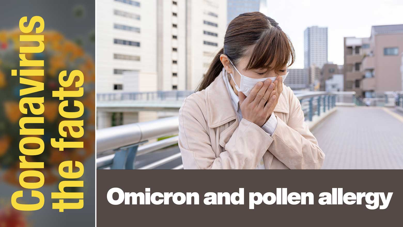 Pollen allergy symptoms can be confused with coronavirus