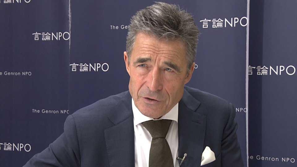 Rasmussen speaks to NHK