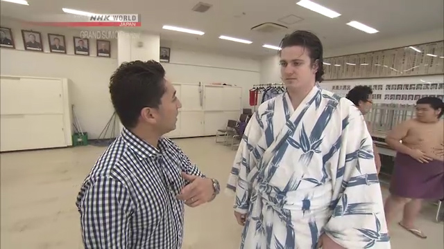 What happens at sumo training school?