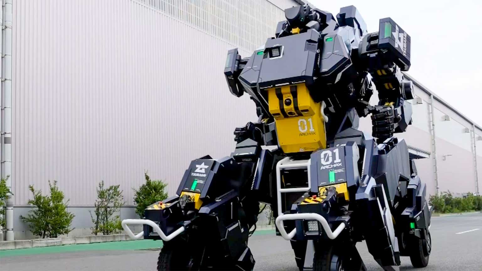 Conozca a ARCHAX, el robot con piloto humano