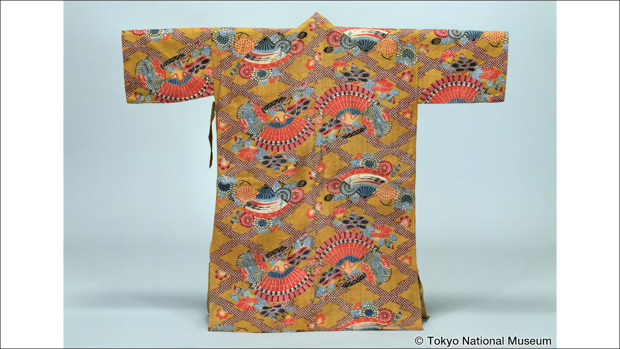 빈가타 도이(가타조메 염색의 일종으로 국화와 동백, 부채를 염색한 오키나와 전통옷) - 이야기로 즐기는 일본의 미 | Nhk World- Japan On Demand