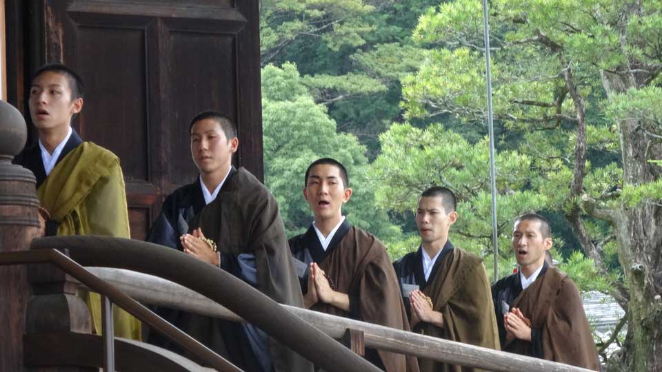 Nishimura’s training as a monk