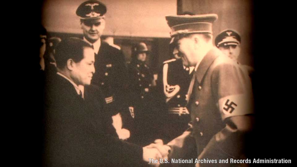 Oshima Hiroshi with Adolf Hitler